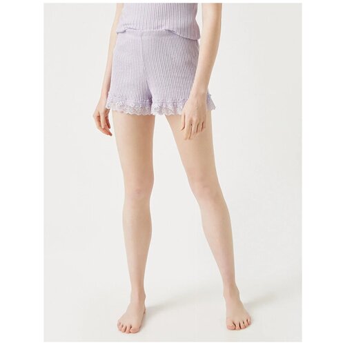 фото Шорты koton women, 1ylk34098mk, цвет: grey melange, размер: xl
