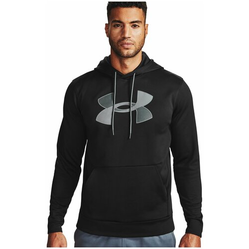 фото Толстовка under armour fleece big logo hd черный sm 1357085-001