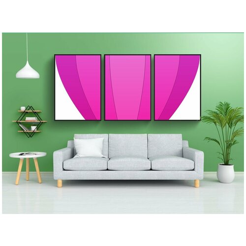 фото Набор модулных постеров для интерьера "воздушный шар, летать, полет" 60x90 см. в тубусе, без рамки lotsprints