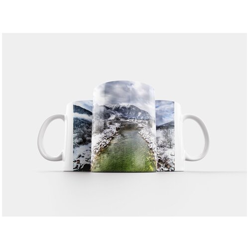 фото Кружка "река, австрия, зима" 320 мл lotsprints