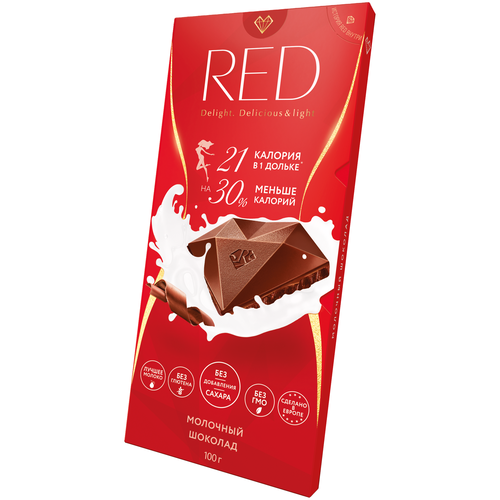 RED Delight Молочный шоколад, 100гр