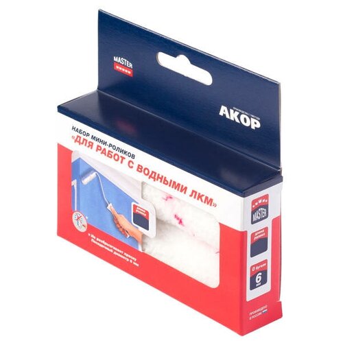 Комплект валиков 3шт полиэстер 60мм ворс 15мм отв6мм арт500-60-3 599₽