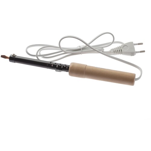 Паяльник с деревянной рукояткой ЭРА ЭПСН 230 В 40 Вт PLR01 40 W Б0046952 40300₽