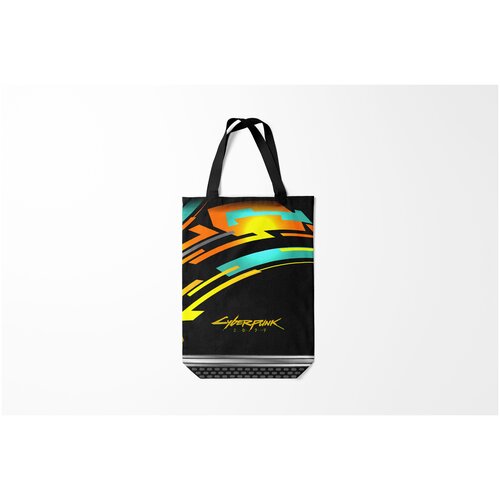 фото Сумка-шоппер / 31х42 см / геймерам / cyberpunk 2077 burnettie