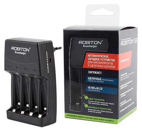 фото Зарядное устройство Robiton Ecocharger AK02 BL1
