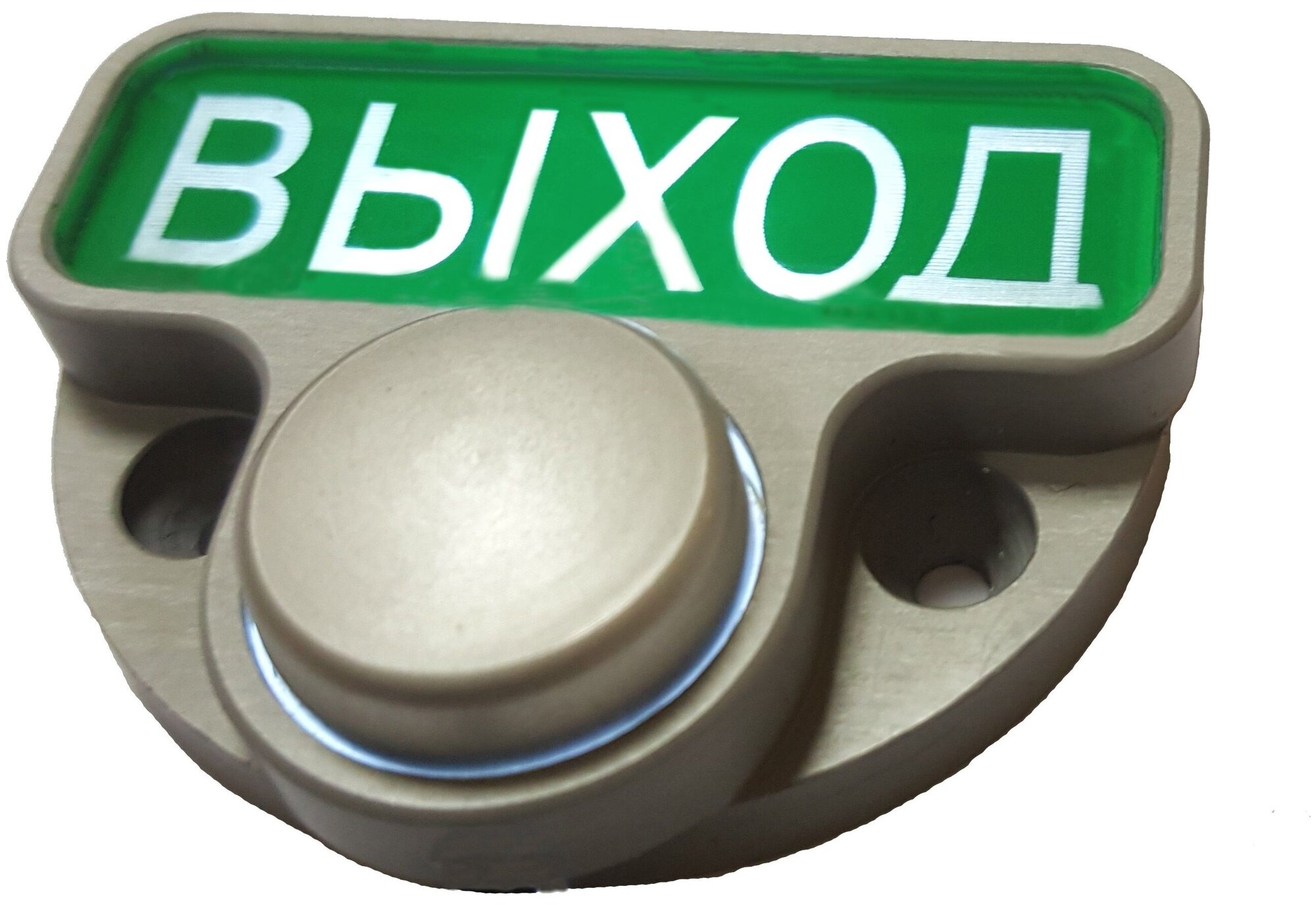 фото Кнопка выхода накладная с подсветкой Kn44 off-(on) нормально разомкнутые контакты