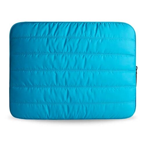 Чехол Bustha Puffer Sleeve Nylo/Leather для Macbook Air/Pro 13 (18/20), цвет бирюзовый чехол bustha puffer sleeve nylo leather для macbook pro 15 pro 16 цвет тёмно синий