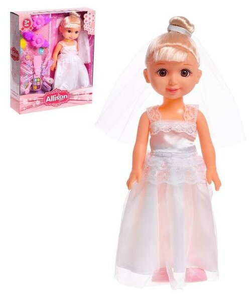 Кукла классическая «Невеста» в платье, с аксессуарами