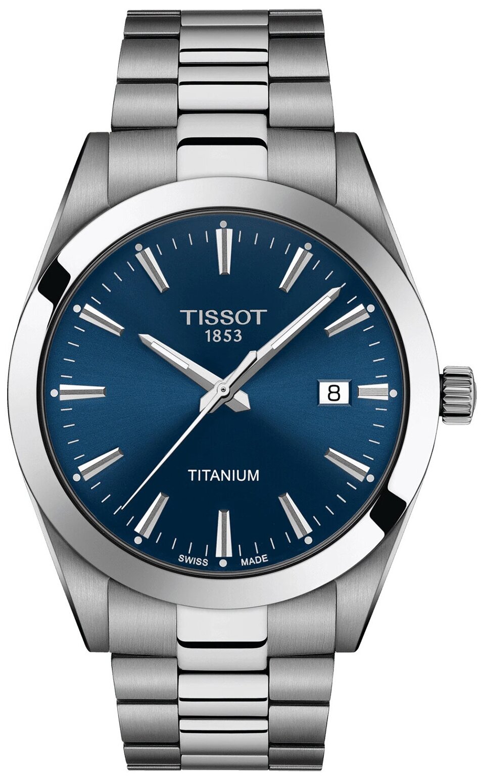 Швейцарские титановые наручные часы Tissot T127.410.44.041.00