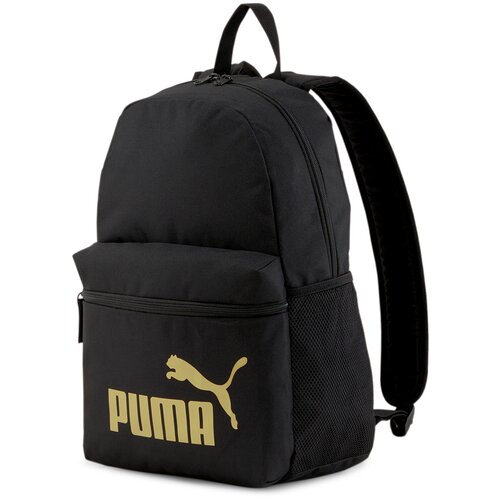 Мультиспортивный рюкзак PUMA Phase, Black-Golden logo мультиспортивный рюкзак puma phase peacoat