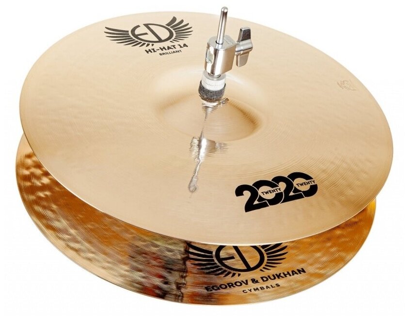 EDCymbals ED2020HH14BR 2020 Brilliant Hi-Hat Две тарелки 14"