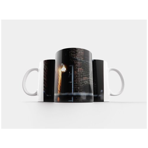 фото Кружка "кирпичи, стены, городской" 320 мл lotsprints