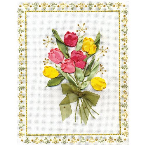 Набор для вышивания PANNA Тюльпаны 19.5x24 см