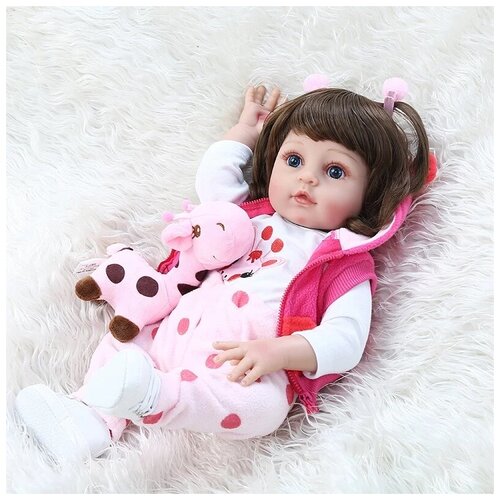 Полностью Силикон-Виниловая Кукла Реборн 48см (Р-188-5)