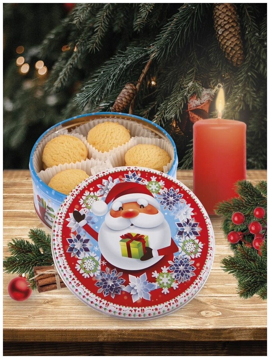 Сладкая Сказка REGNUM Дед Мороз и Снеговик печенье сдобное 150г - фотография № 2