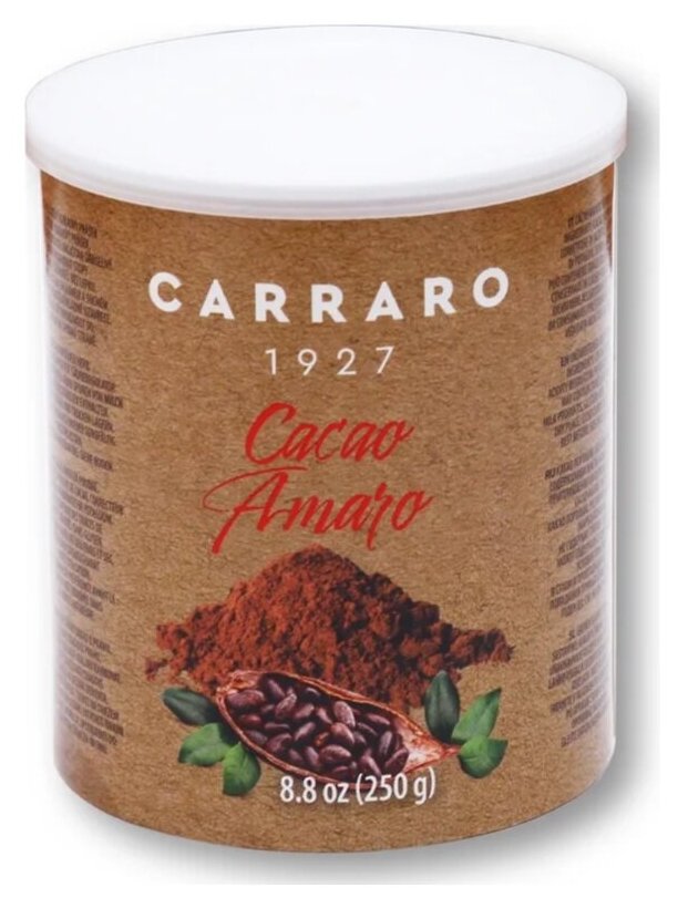Какао Carraro Cacao Amaro (Какао Амаро), ж/б, 250г - фотография № 6
