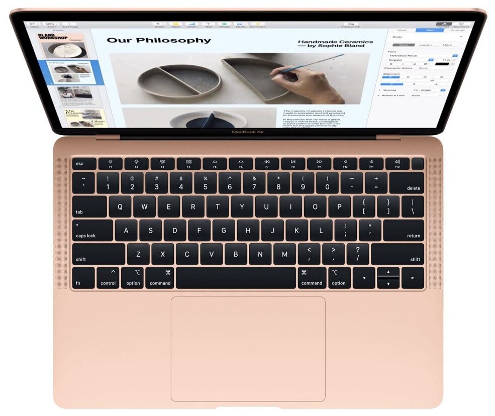 macbook air 256gb 2019 gold