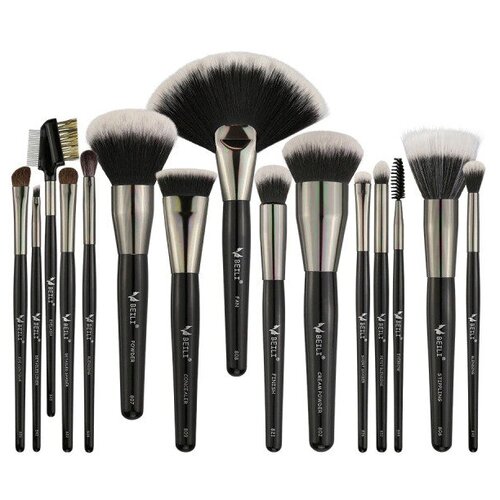 BEILI набор профессиональных кистей для макияжа 15 ед., кисти для визажиста, кисти профессиональные, набор кистей, кисти для контуринга лица