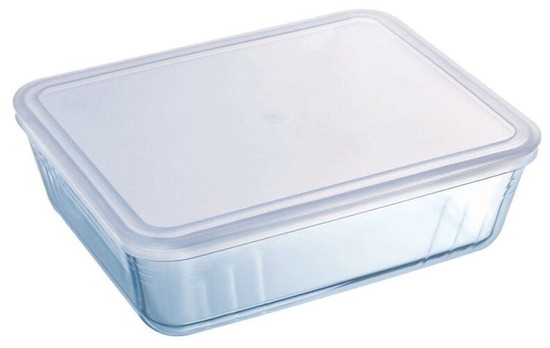 Блюдо прямоугольное с крышкой Cook Freez 27x22x9см 4л,PYREX - фотография № 2