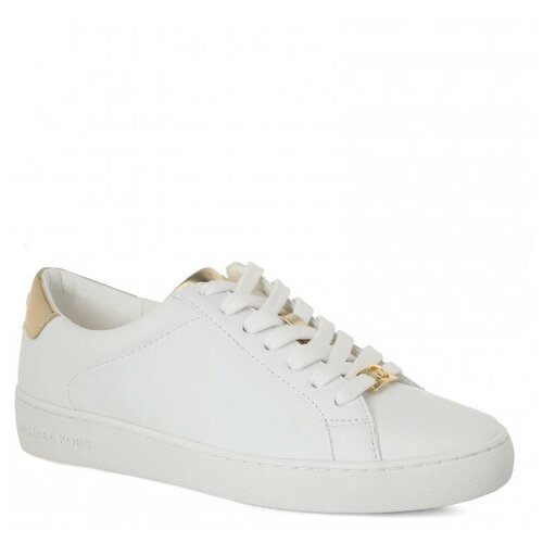 кроссовки michael michael kors irving lace up optic white vanilla Кроссовки MICHAEL KORS Michael Kors 43S5IRFS2L, размер 37, белый