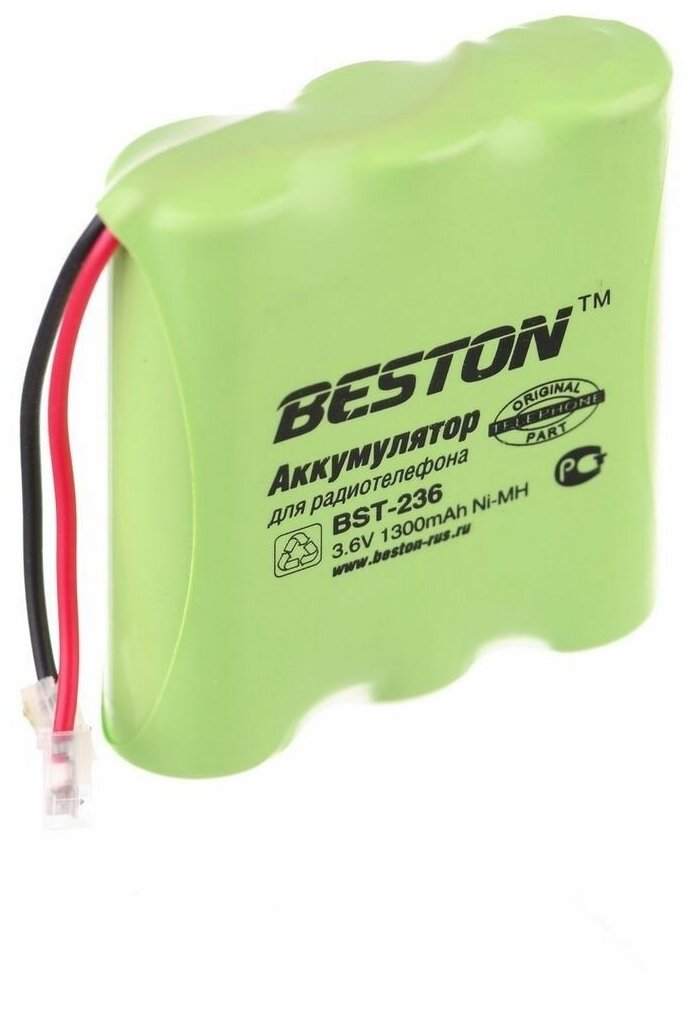 Аккумулятор BESTON BST- T236 (Panasonic HHR-P501 GP T-236) 3.6 В 3хАА 1300 мАч NiMH BL1