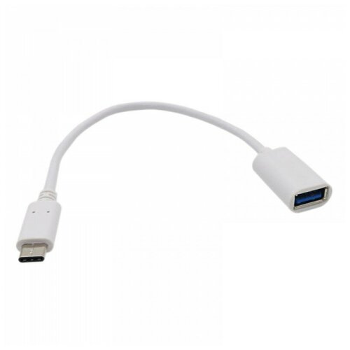 Переходник OTG USB Type-C на USB 10см переходник otg usb 3 0 на type c g 16 серый адаптер переходник usb 3 0 гнездо female f type c штекер male m