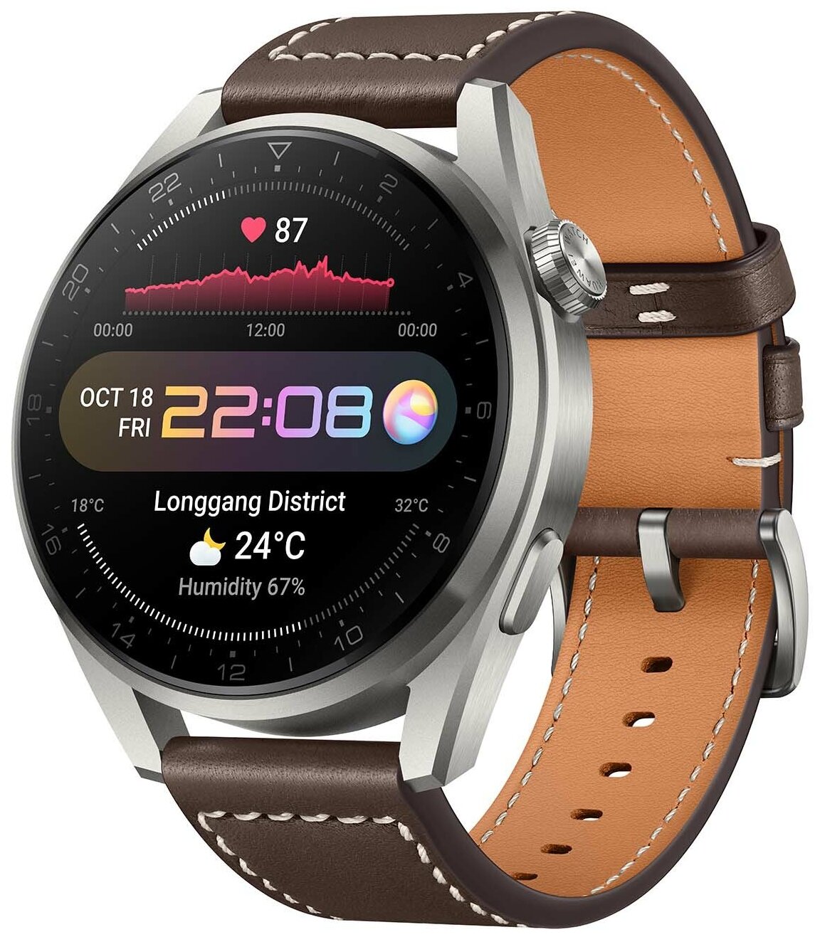 Смарт-часы Huawei Watch 3 Pro Brown (GLL-AL01)