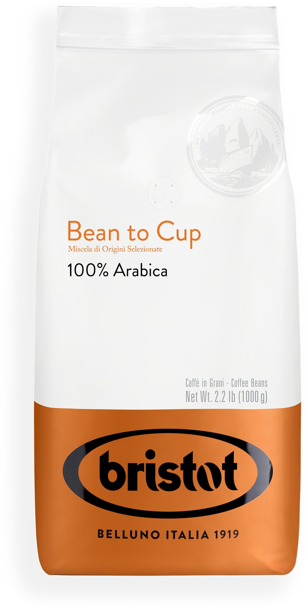 кофе в зернах BRISTOT BEAN TO CUP 100% ARABICA 1кг