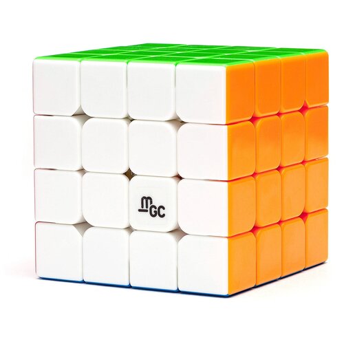 Магнитный кубик Рубика 4х4 YJ MGC Magnetic, color головоломка yj mgc elite magnetic 2x2 помятая коробка