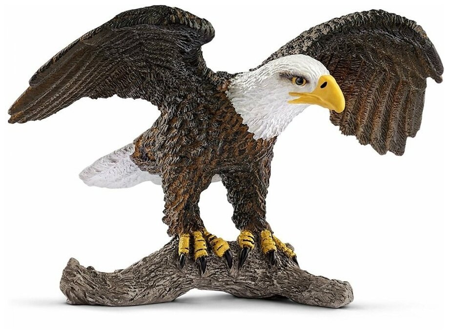 Белоголовый орлан 8,5 см Haliaeetus leucocephalus — фигурка игрушка птицы 14780