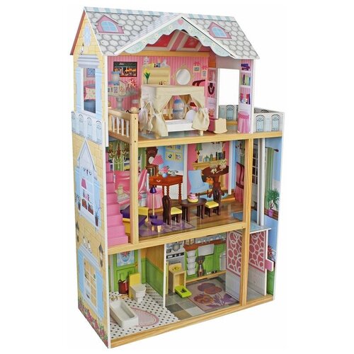 Lanaland кукольный домик Стефани W06A247, разноцветный кукольный домик деревянный с комодом луиза для кукол до 32 см лилово розовый