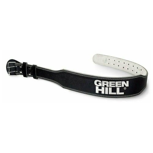 фото Пояс тяжелоатлетический green hill арт. wlb-6420- xxl, 4 дюйма, р. xxl (дл.130 см), нат. кожа, черный