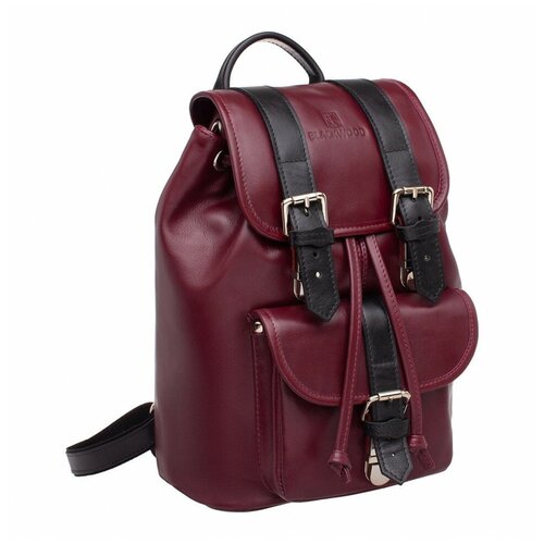 фото Кожаный рюкзак для документов blackwood handa burgundy
