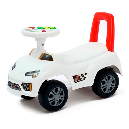 QUNXING Толокар «Ламбо», световые и звуковые эффекты, цвет белый