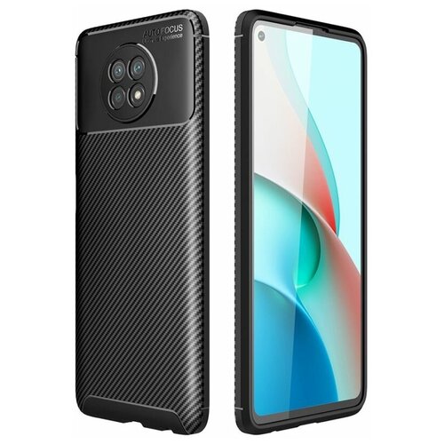 Brodef Beetle Силиконовый чехол для Xiaomi Redmi Note 9T Черный