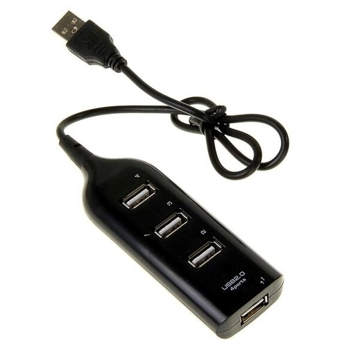 USB-разветвитель (HUB) LuazON HGH-63009, на 4 порта, микс, 