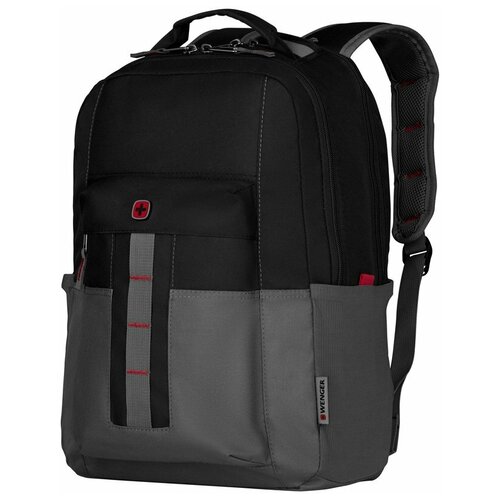 фото Рюкзак wenger для ноутбука 16", черный/серый 601901