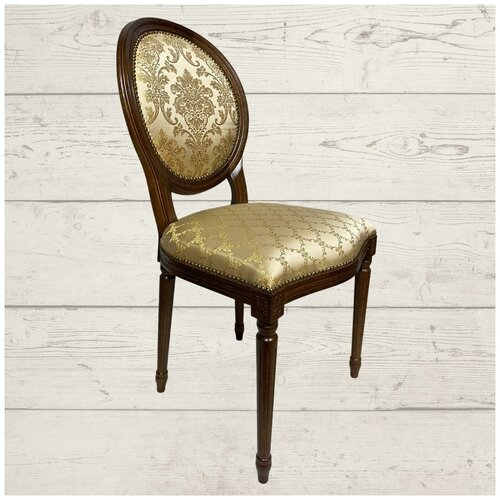 Стул кухонный обеденный мягкая спинка мягкое сиденье обивка текстиль ножки массив дерева дуб кухонный для гостиной 490 550 970