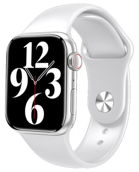 Умные смарт часы 2021, Smart Watch M16 Plus / Серебристый