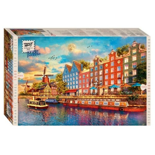 Пазл «Амстердам» (Romantic Travel), 1000 элементов степ пазл пазл 1000 элементов лондон romantic travel