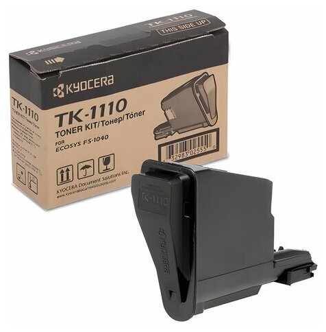 Тонер-картридж KYOCERA (TK-1110) FS1040/1020/1120, оригинальный, ресурс 2500 стр, 1T02M50NX1