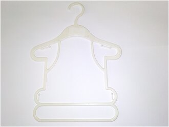 Вешалка Valexa для детской одежды ВС-18, 300мм*5мм, белый, 5 шт.