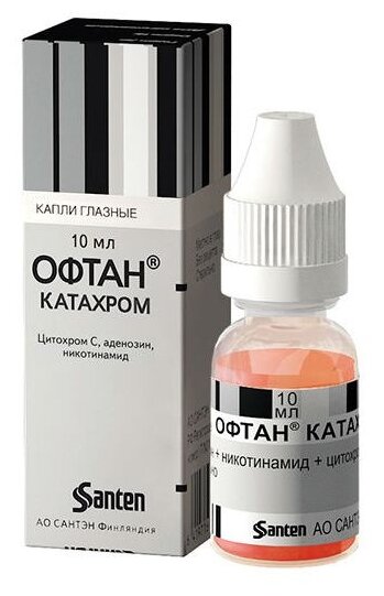 Средства Для Глаз И Ушей Офтан Катахром гл. капли фл., 10 мл, 10 мл