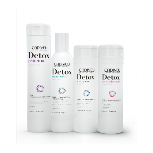 фото Cadiveu detox набор для пилинга кожи головы (шампунь, кондиционер, протеиновый микс, растительный коктейль)
