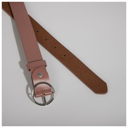 фото Ремень детский, ширина 3 см, винт, пряжка металл, цвет розовый noname