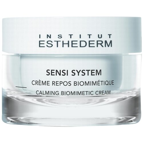 institut esthederm биомиметичный успокаивающий крем calming biomimetic cream 50 мл institut esthederm sensi system Institut Esthederm Sensi System Calming Biomimetic биомиметичный успокаивающий крем для лица, 50 мл