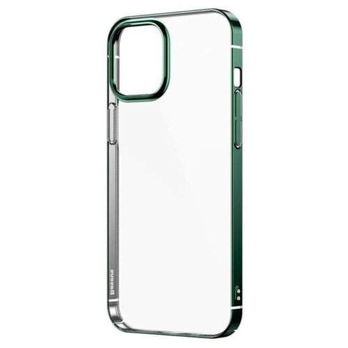 фото Чехол baseus glitter phone case для iphone 12/12 pro 6.1inch 2020 зелёный (wiapiph61p-dw06)