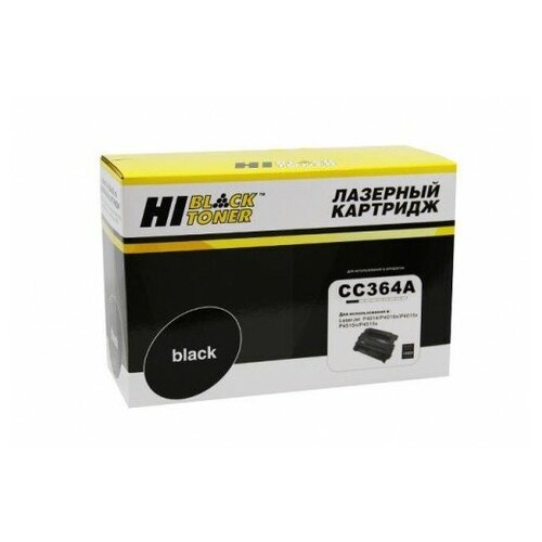 Картридж Hi-Black (HB-CC364A) для HP LJ P4014/P4015/P4515, 10K тонер hi black для hp lj p4014 p4015 p4515 polyester m bk 500 г канистра пурпурный