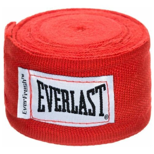 Бинты Everlast HAND WRAPS 2.5 м эластичные красные