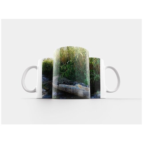 фото Кружка "гребная лодка, крушение, старый" 320 мл lotsprints